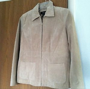 Genuine Leather Style & Co. Jacket/Blazer